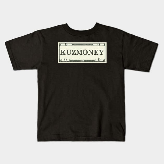 Kuzmoney Kids T-Shirt by ForumBlueGold